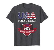 Ladda upp bild till gallerivisning, USA World Champions 2019 Tee United States 2019 Soccer Gift T-Shirt 447708
