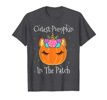 Ladda upp bild till gallerivisning, Halloween Unicorn Cutest Pumpkin In The Patch Girls Kids  T-Shirt 332763
