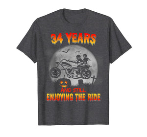 34th Wedding Anniversary Gifts For Her/Him. Halloween Shirts T-Shirt 966751