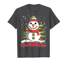 Ladda upp bild till gallerivisning, Snowman Merry Christmas Tree Snowflakes Cute Funny T-Shirt
