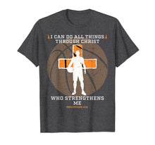 Ladda upp bild till gallerivisning, Basketball Shirt I Can Do All Things Philippians Cross Gifts T-Shirt-1670683
