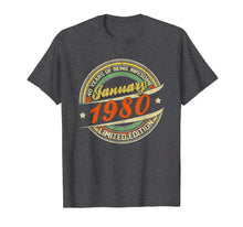 Ladda upp bild till gallerivisning, Funny shirts V-neck Tank top Hoodie sweatshirt usa uk au ca gifts for Born In JANUARY 1980 Limited Edition 40th Birthday Gifts T-Shirt 996655
