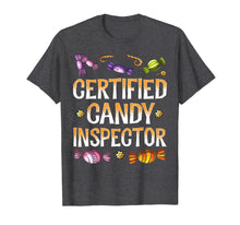 Ladda upp bild till gallerivisning, Certified Candy Inspector Shirt Funny Halloween Costume T-Shirt 301205
