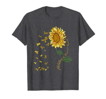 Ladda upp bild till gallerivisning, Sunflower Childhood Cancer Awareness Gold Ribbon T-shirt 175623
