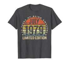 Ladda upp bild till gallerivisning, Born July 1979 Limited Edition Bday Gifts 40th Birthday T-Shirt 52563
