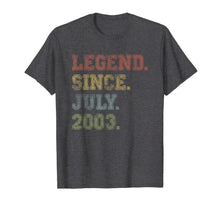 Ladda upp bild till gallerivisning, Legend Since July 2003 16th Birthday 16 Years Old Shirt Gift 92320
