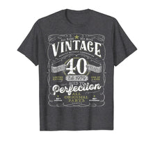 Ladda upp bild till gallerivisning, Vintage 40th Birthday Shirt, 1979, Aged To Perfection 181981
