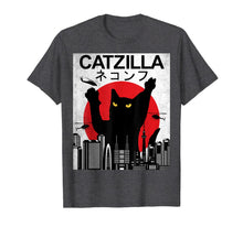 Ladda upp bild till gallerivisning, Funny shirts V-neck Tank top Hoodie sweatshirt usa uk au ca gifts for Vintage Catzilla - Japanese Cat Style - Retro Sunset Kitten T-Shirt 1024285
