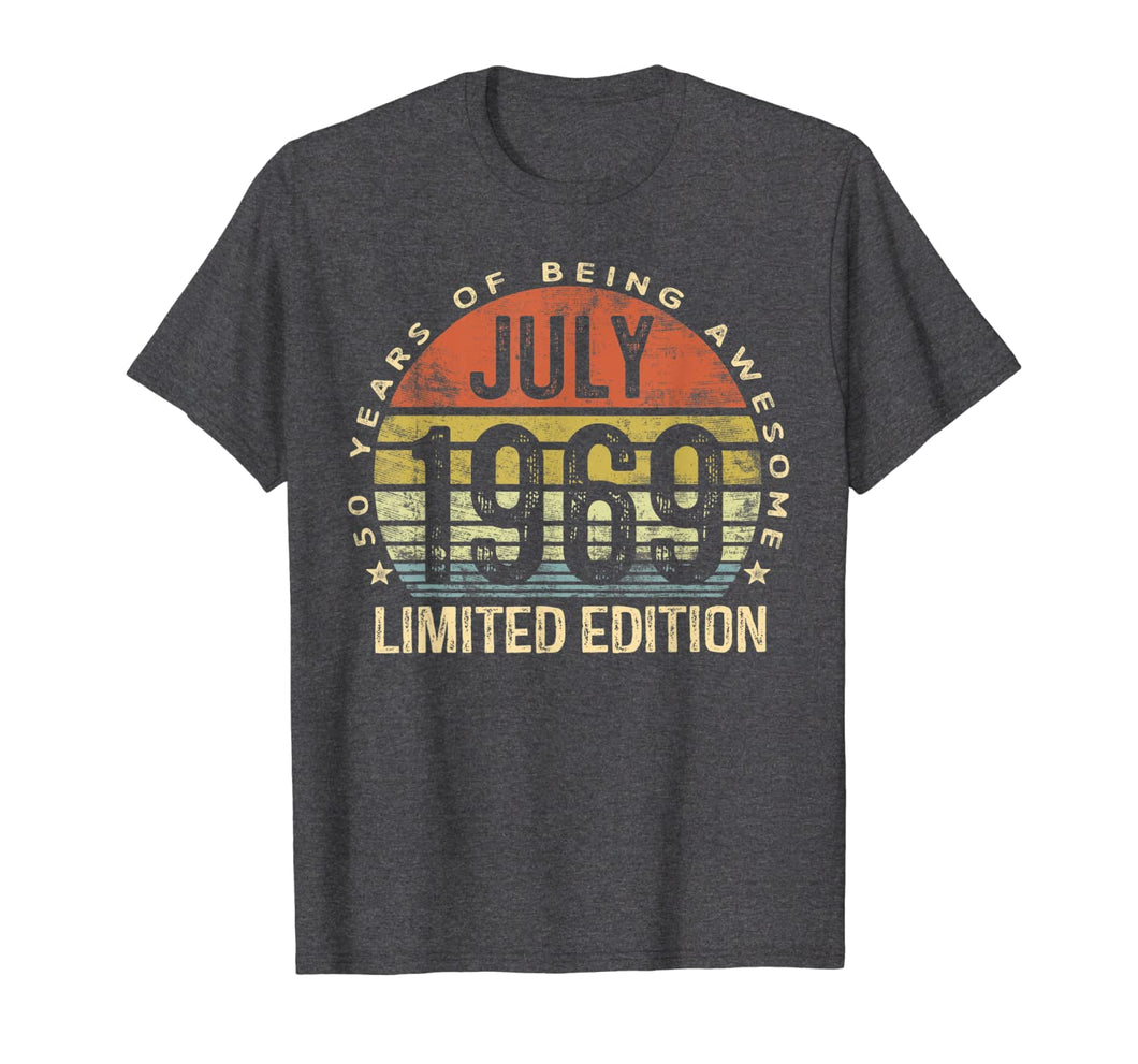 Born July 1969 Limited Edition Bday Gifts 50th Birthday T-Shirt 52845