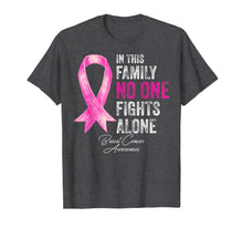 Ladda upp bild till gallerivisning, In This Family No One Fights Alone Breast Cancer Awareness T-Shirt 755234
