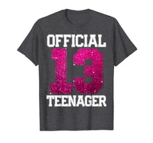 Ladda upp bild till gallerivisning, OFFICIAL TEENAGER 13th Birthday Gift 2006 13 years girls T-Shirt 378108
