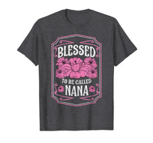 Ladda upp bild till gallerivisning, Blessed To Be Called Nana Cute Floral Christmas Gifts T-Shirt-1859848
