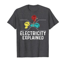 Ladda upp bild till gallerivisning, Ohm Volt Amp Electricity Explained Funny Electrician Nerd TShirt421329
