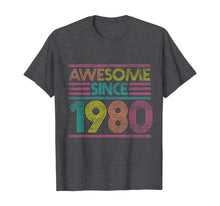 Ladda upp bild till gallerivisning, Awesome Since 1980 40th Birthday Gifts 40 Years Old T-Shirt-169308
