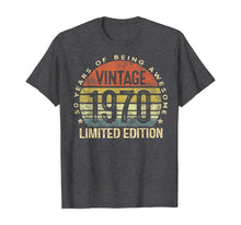 Ladda upp bild till gallerivisning, 50 Year Old Gifts Vintage 1970 Limited Edition 50th Birthday T-Shirt-145786
