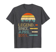 Ladda upp bild till gallerivisning, Legend Since April 2011 9th Birthday Gift 9 Year Old TShirt473615
