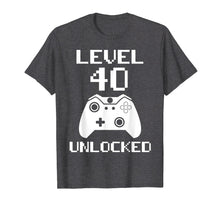 Ladda upp bild till gallerivisning, Funny shirts V-neck Tank top Hoodie sweatshirt usa uk au ca gifts for Level 40 Unlocked Shirt Funny Video Gamer 40th Birthday Gift T-Shirt 609139
