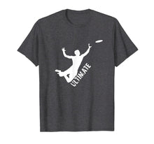 Ladda upp bild till gallerivisning, Ultimate Frisbee Silhouette T-Shirt | Frisbee Jumping Catch 758212
