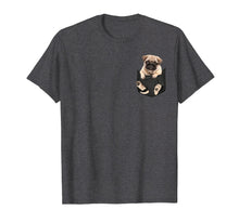 Ladda upp bild till gallerivisning, Pug In Pocket Tee Shirts
