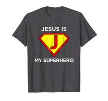 Ladda upp bild till gallerivisning, Funny shirts V-neck Tank top Hoodie sweatshirt usa uk au ca gifts for Jesus Is My Superhero Funny Christian Jesus Superhero Shirt 2015007
