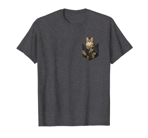 Funny shirts V-neck Tank top Hoodie sweatshirt usa uk au ca gifts for Funny Cat In Pocket Cute Kitty Lover T-Shirt Gifts 1006990