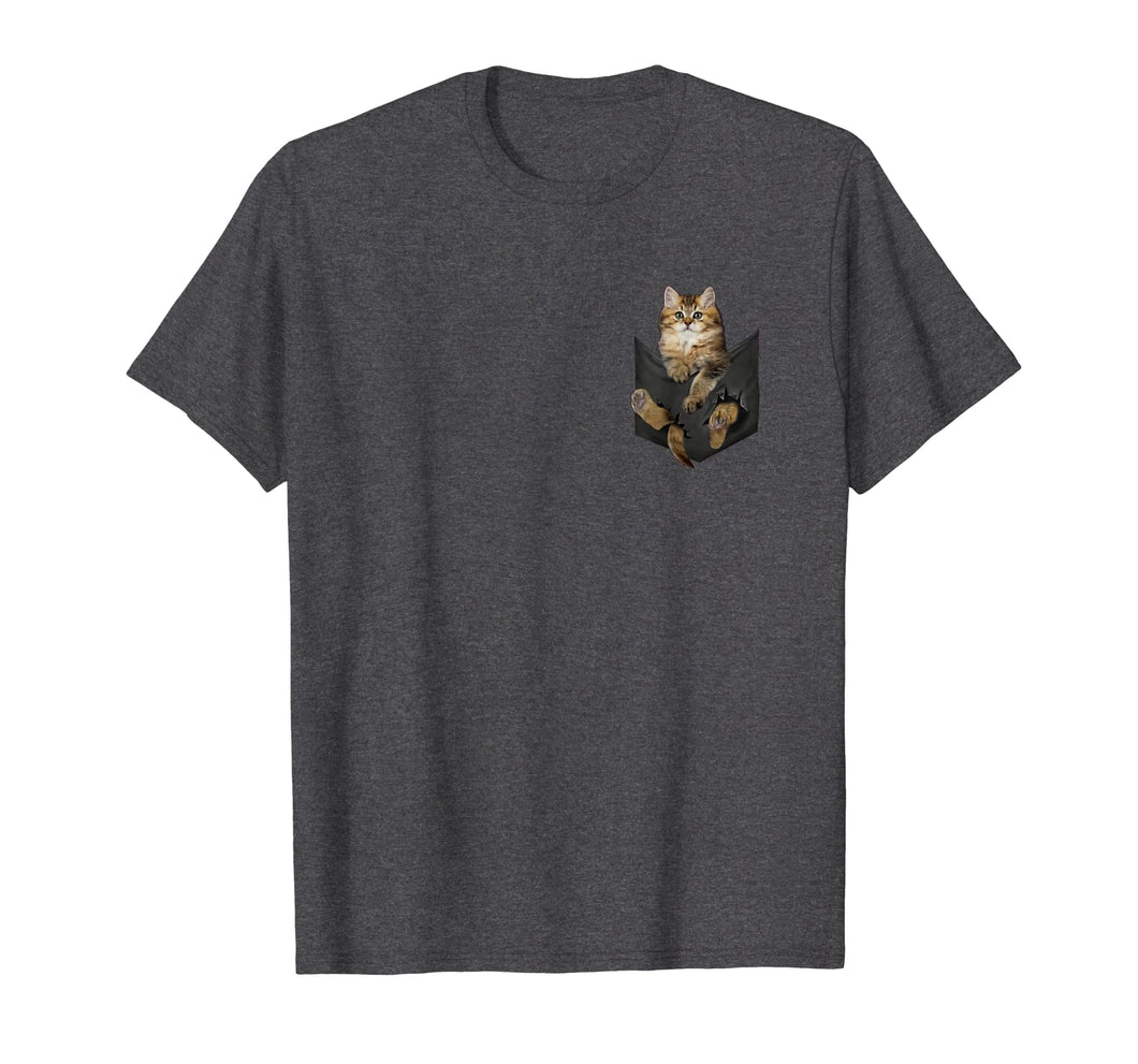 Funny shirts V-neck Tank top Hoodie sweatshirt usa uk au ca gifts for Funny Cat In Pocket Cute Kitty Lover T-Shirt Gifts 1006990