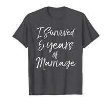 Ladda upp bild till gallerivisning, Funny shirts V-neck Tank top Hoodie sweatshirt usa uk au ca gifts for I Survived 5 Years of Marriage Shirt 5th Wedding Anniversary 131879
