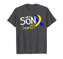 Ladda upp bild till gallerivisning, Funny shirts V-neck Tank top Hoodie sweatshirt usa uk au ca gifts for Mom Dad Ribbon World Down Syndrome Day T Shirt Women Kids 2742167
