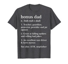 Ladda upp bild till gallerivisning, Funny Definition About Bonus Dad - Best Gift For Stepdad
