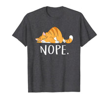 Ladda upp bild till gallerivisning, Funny Lazy Cat T-Shirt For Men Women Nope Not Today 924011
