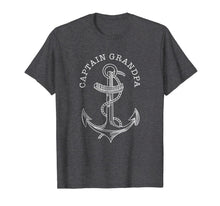 Ladda upp bild till gallerivisning, Mens Captain Grandpa Shirt Anchor Sailing Boating Sailor Tee Gift 220926
