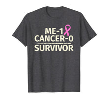 Ladda upp bild till gallerivisning, Funny shirts V-neck Tank top Hoodie sweatshirt usa uk au ca gifts for Breast Cancer Survivor T-Shirt Me 1 Cancer 0 Pink Ribbon 2706250

