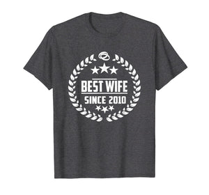 Funny shirts V-neck Tank top Hoodie sweatshirt usa uk au ca gifts for 9th Wedding Anniversary Gifts Best Wife Since 2010 274627