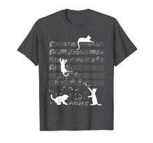 Ladda upp bild till gallerivisning, Cute Cat Kitty Playing Music Clef Piano Musician Art T-Shirt 924269
