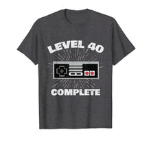 Ladda upp bild till gallerivisning, Funny shirts V-neck Tank top Hoodie sweatshirt usa uk au ca gifts for Level 40 Complete Video Game Gamer 40th Birthday T Shirt 2119874
