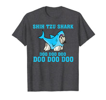 Ladda upp bild till gallerivisning, Funny shirts V-neck Tank top Hoodie sweatshirt usa uk au ca gifts for Shih Tzu Shark Doo Doo Doo Tshirt Funny Shih Tzu Lover Gifts 2801414
