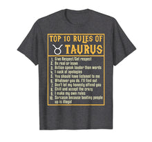 Ladda upp bild till gallerivisning, Funny shirts V-neck Tank top Hoodie sweatshirt usa uk au ca gifts for Birthday Gifts Idea Top 10 Rules of Taurus Zodiac T-shirt 3407387
