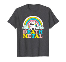 Ladda upp bild till gallerivisning, Funny shirts V-neck Tank top Hoodie sweatshirt usa uk au ca gifts for Death Metal Funny Rainbow Unicorn Novelty T-Shirt 2082020
