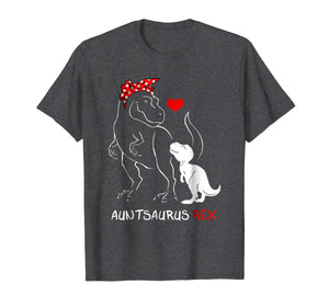 Auntsaurus Rex T-Shirt Funny Auntie Dinosaur Gifts Tshirt