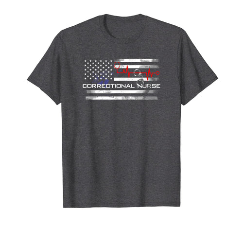 Funny shirts V-neck Tank top Hoodie sweatshirt usa uk au ca gifts for Correctional Nurse Tee Shirt - US American Flag Gifts 1481404
