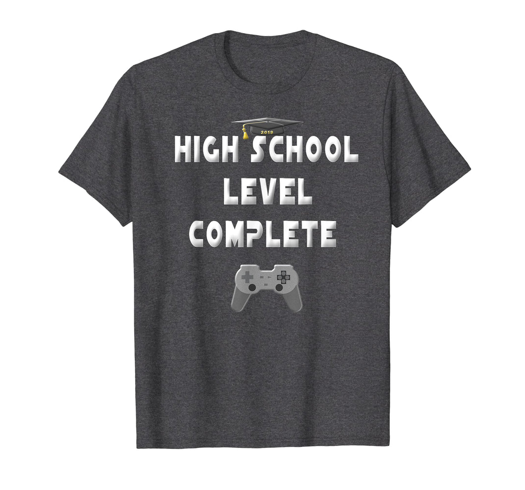 2019 High School Level Complete Gamer Graduation Gifts Shirt