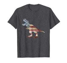 Ladda upp bild till gallerivisning, Dino USA American Flag T-Shirt 4th Of July Gift 94645
