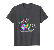 Ladda upp bild till gallerivisning, Hippie Daisy Flower Bird Love One Another T-Shirt 426715
