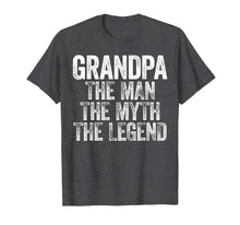Ladda upp bild till gallerivisning, Mens Grandpa The Man The Myth The Legend T-Shirt 256871
