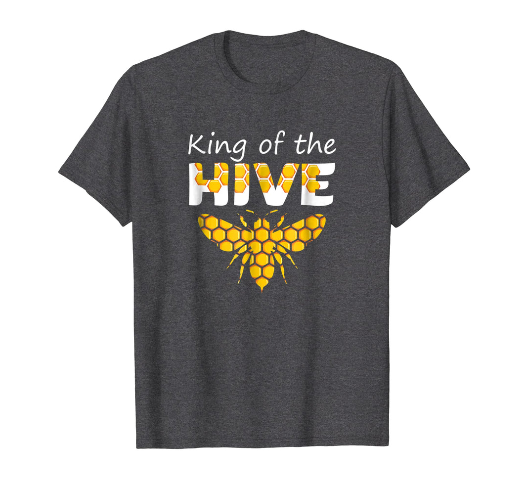 Beekeeping King Of The Hive Tshirt Beekeeper Bee Funny Gifts