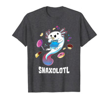 Ladda upp bild till gallerivisning, Snaxolotl T-Shirt Funny Kawaii Axolotl Shirt Food Lover Gift 124980

