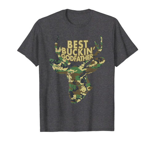 Funny shirts V-neck Tank top Hoodie sweatshirt usa uk au ca gifts for Best Buckin' Godfather T-Shirt Funny Deer Hunter Tee Gifts 2258868