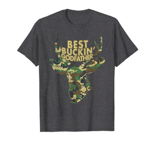 Funny shirts V-neck Tank top Hoodie sweatshirt usa uk au ca gifts for Best Buckin' Godfather T-Shirt Funny Deer Hunter Tee Gifts 2258868