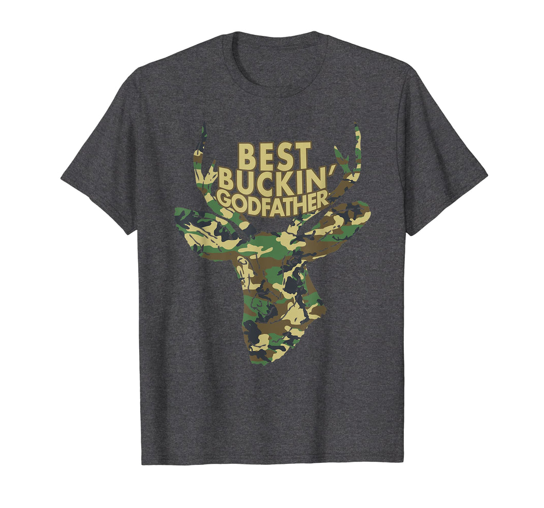 Funny shirts V-neck Tank top Hoodie sweatshirt usa uk au ca gifts for Best Buckin' Godfather T-Shirt Funny Deer Hunter Tee Gifts 2258868