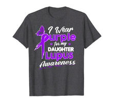Ladda upp bild till gallerivisning, Funny shirts V-neck Tank top Hoodie sweatshirt usa uk au ca gifts for I Wear Purple For My Daughter T Shirt Lupus Awareness Shirt 1221050
